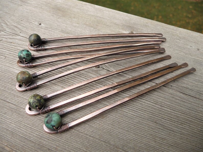 Set of 5 Mini French Pins for Buns and Chignon Updos Hair Etsy