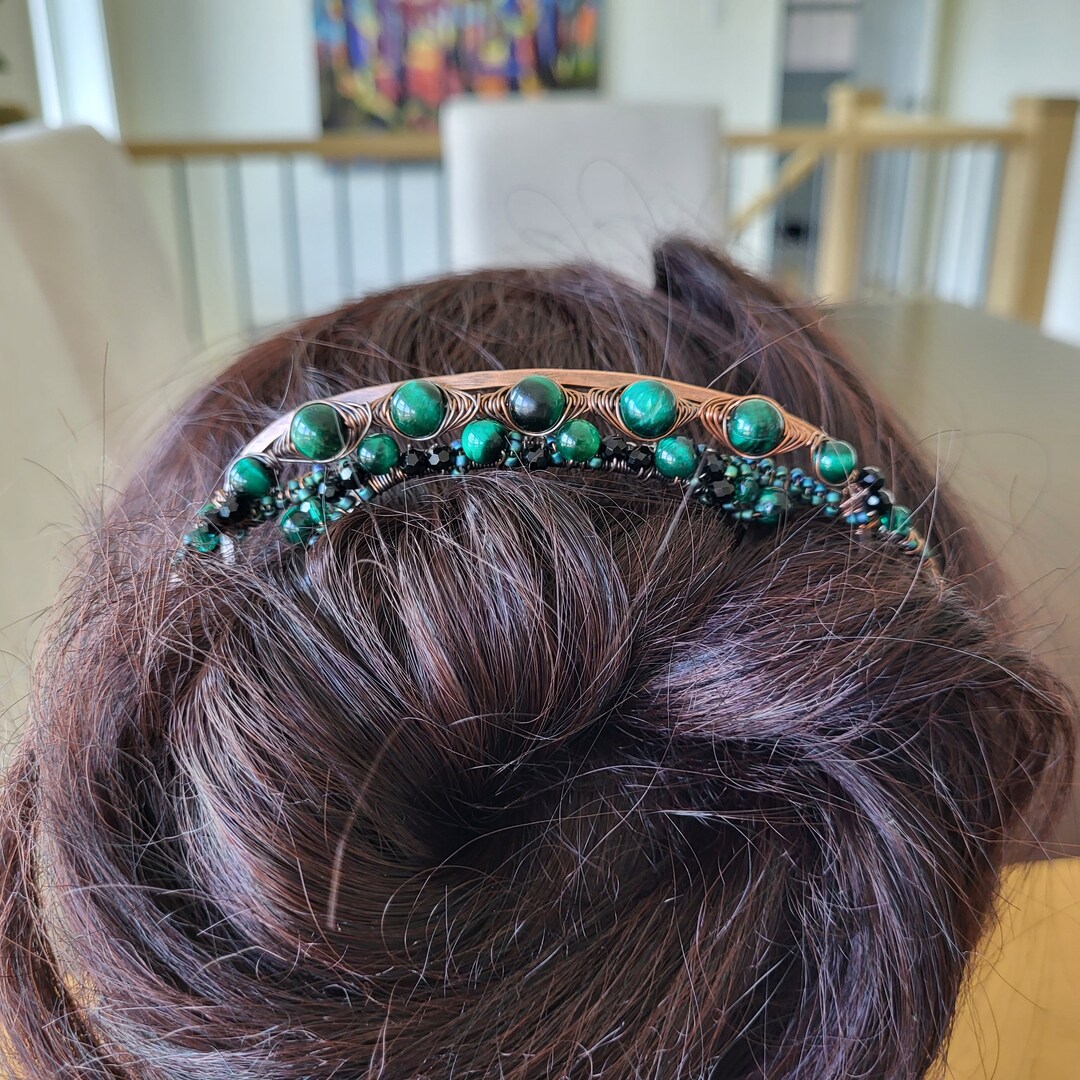 Large Updo Hair for Thick Hair Handcrafted Metal Etsy