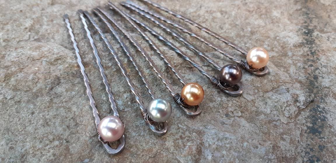 Pearl French Pins - Etsy