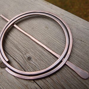 Circle Hair Clip, Minimalist Hair Accessories, Geometric Hair Clip ...
