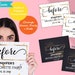 Printable Bachelorette Party Before + After Photo Prop Signs | 4 ...