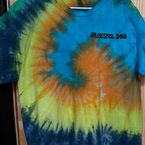 Custom Men’s T shirt, for DAD, hand-stitched, option to Tie-Dye