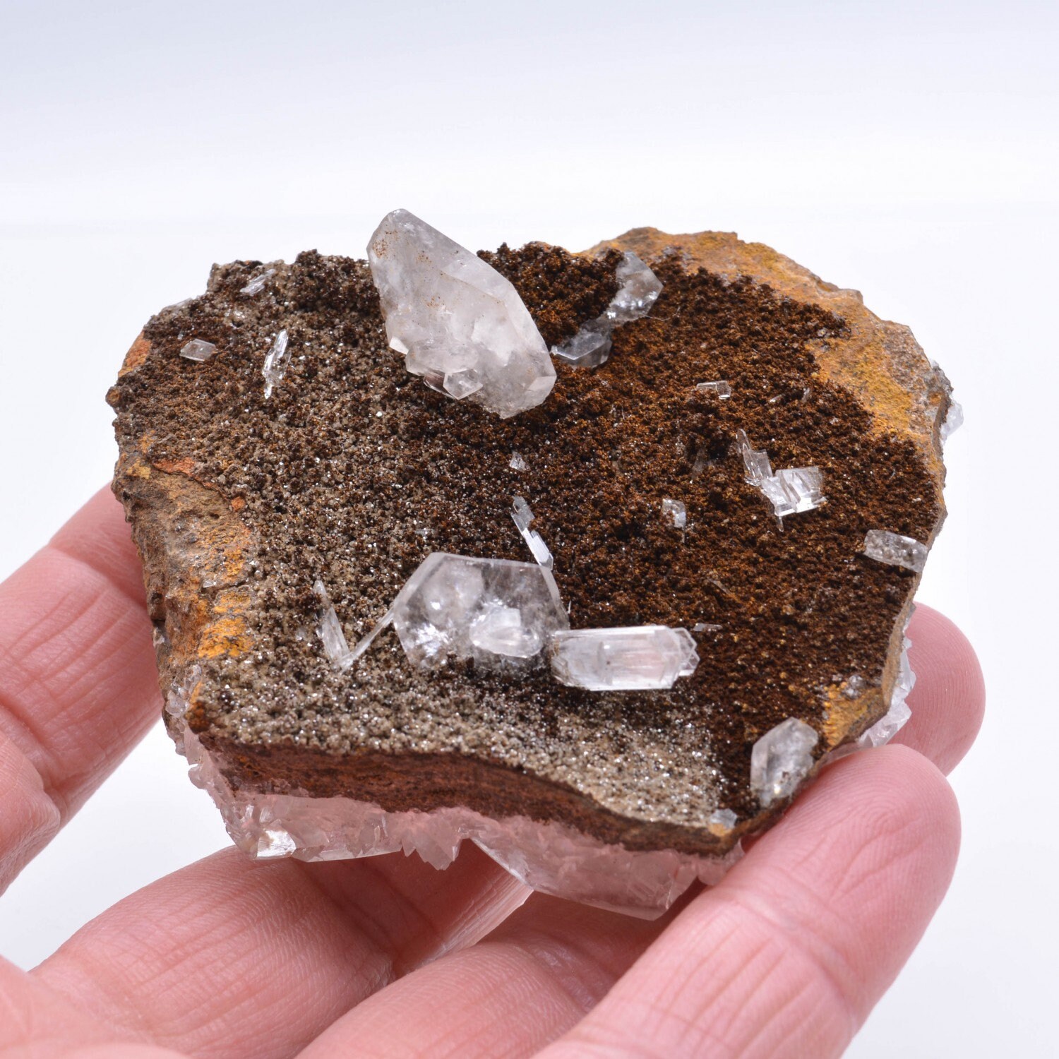 Calcite et Hémimorphite - Mine Ojuela, Mapimi, Durango, Mexique