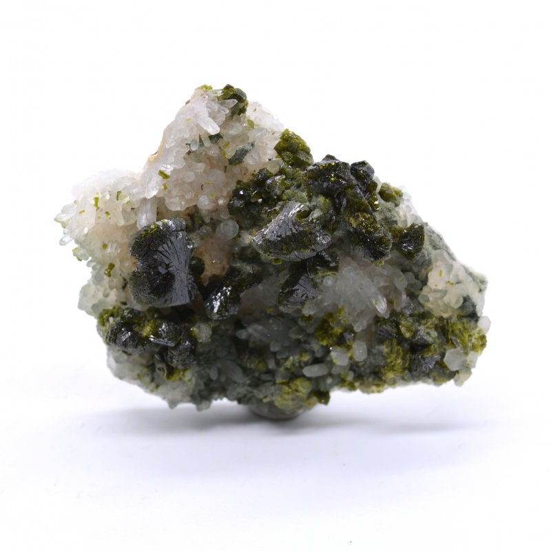 Epidote et Quartz - Imilchil, Maroc