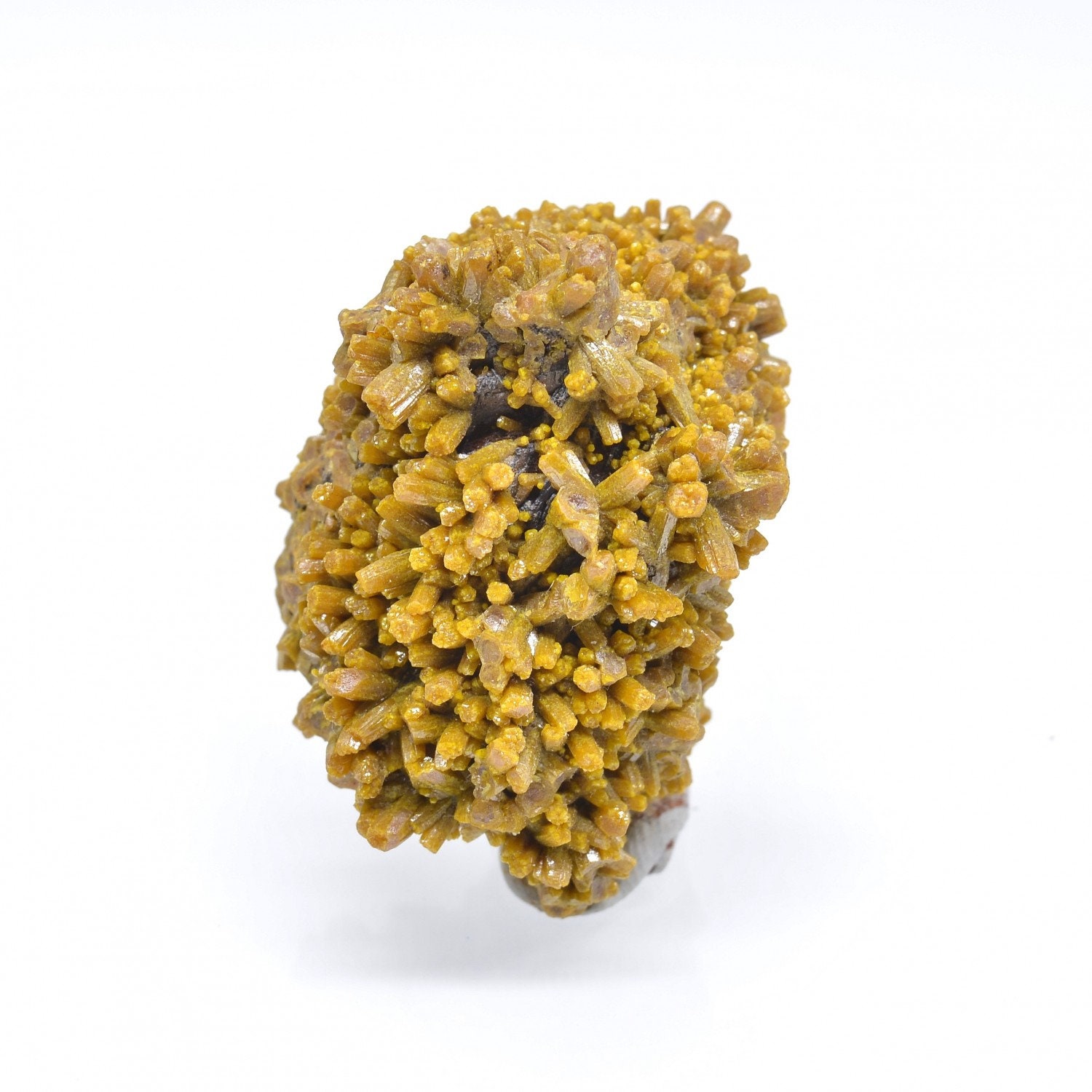 Pyromorphite sur Barytine - Mine Des Farges, Ussel, Corrèze, France