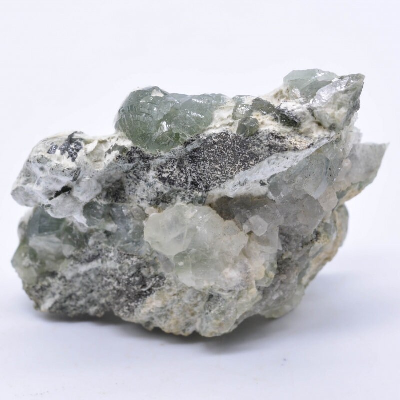 Prehnite - Combe de La Selle, Saint-Christophe-En-Oisans, Isère, France