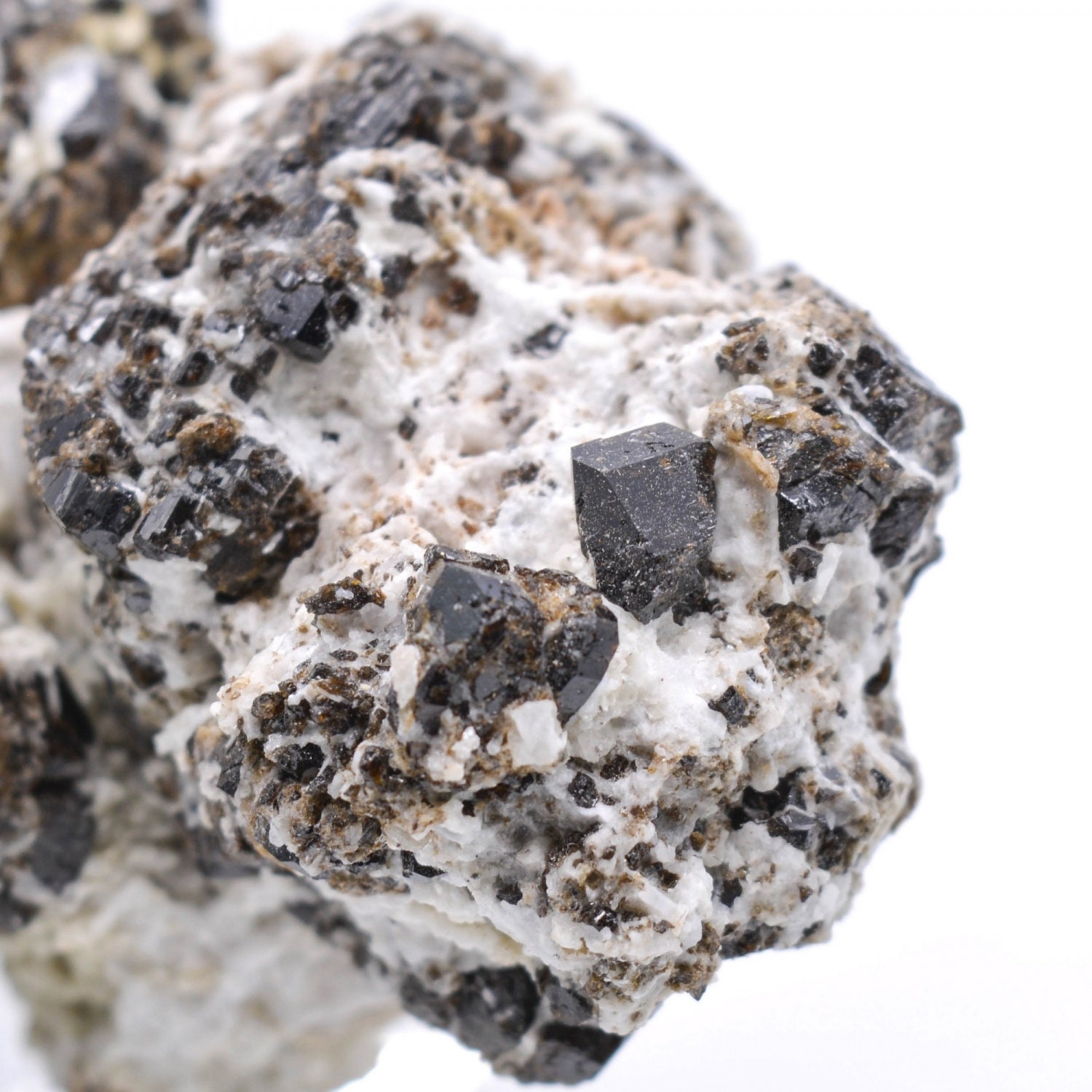 Dravite | Tourmaline - Carrière de Gypse d'arignac, Ariège, France