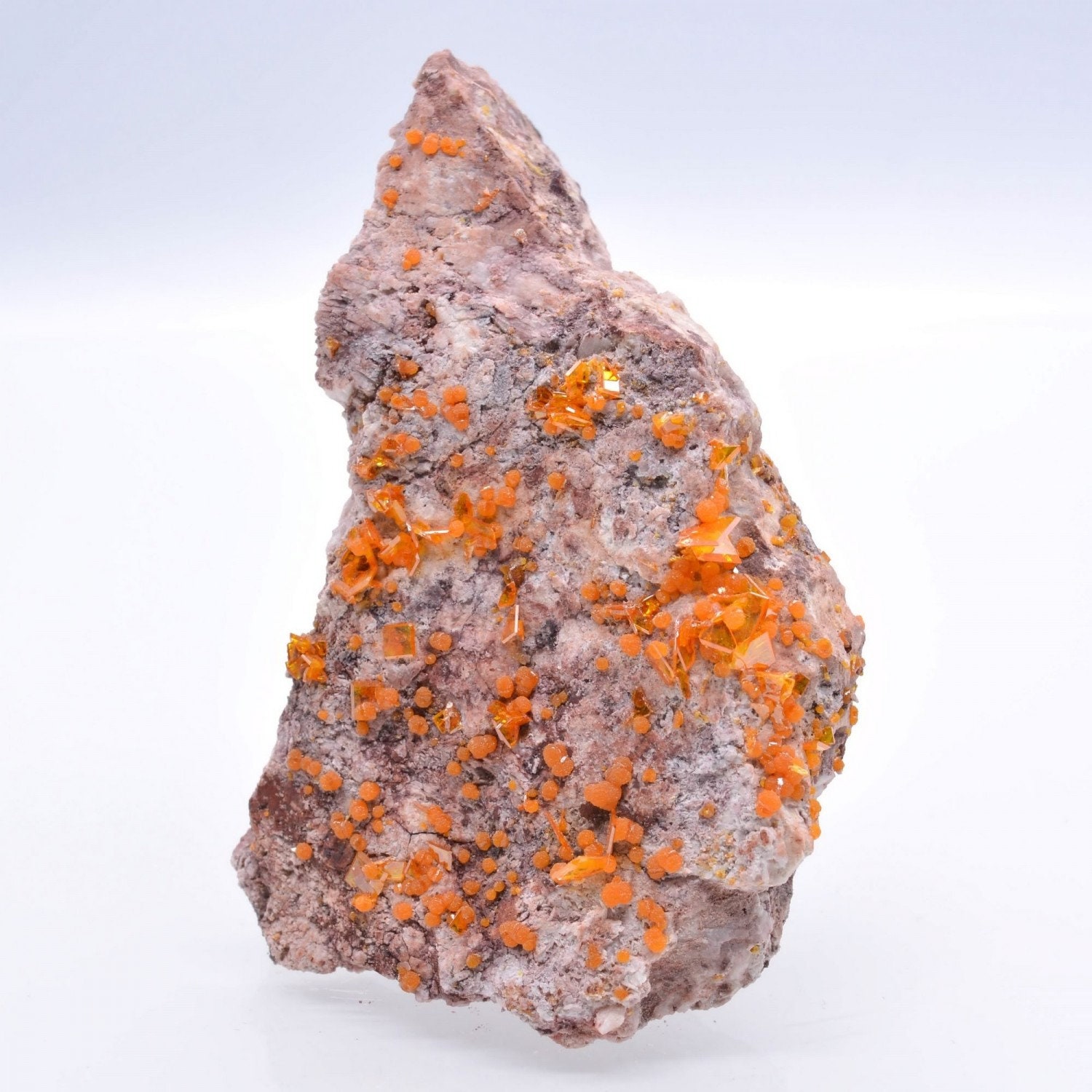 Wulfénite et Mimétite - Mine Rawley, Arizona, Etats-Unis