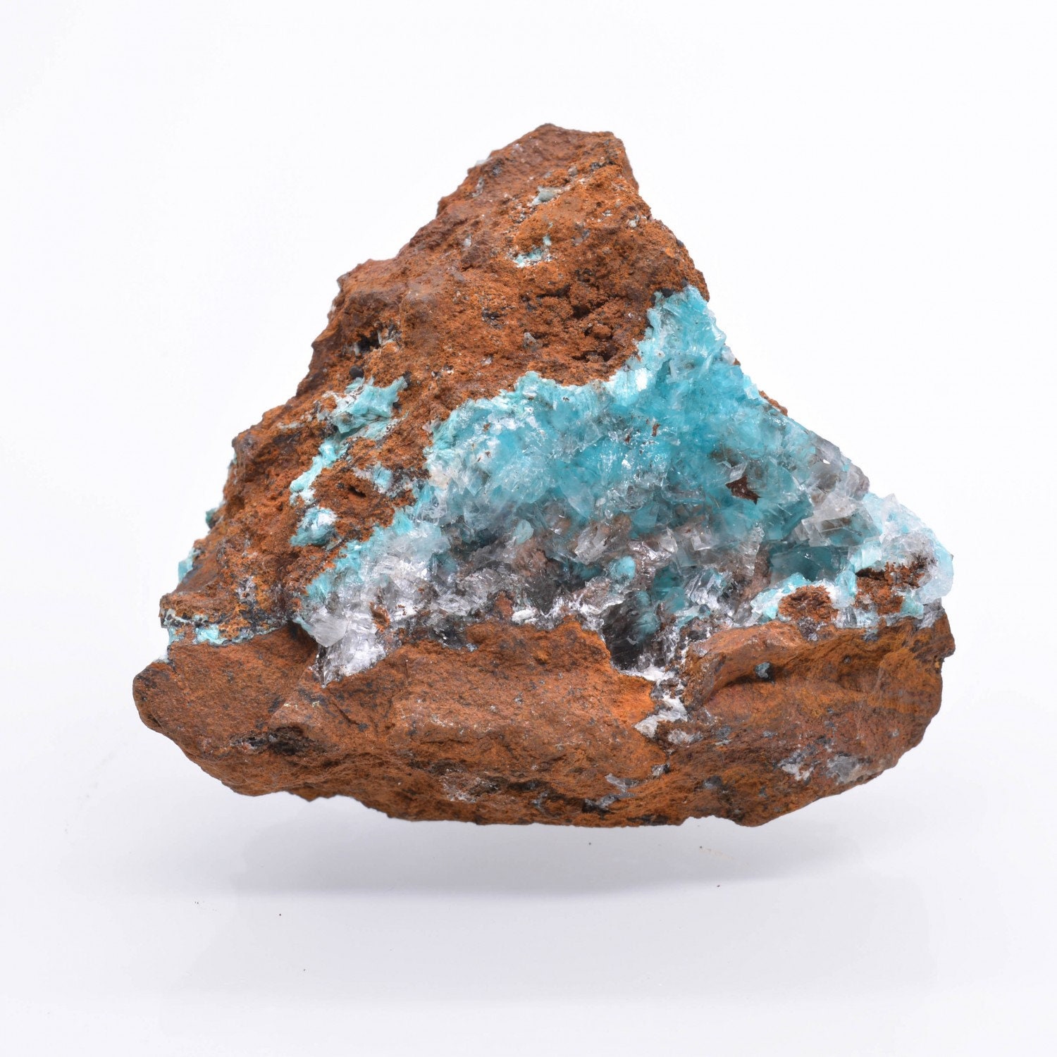 Aurichalcite et Calcite - Mine Ojuela, Mapimi, Durango, Mexique
