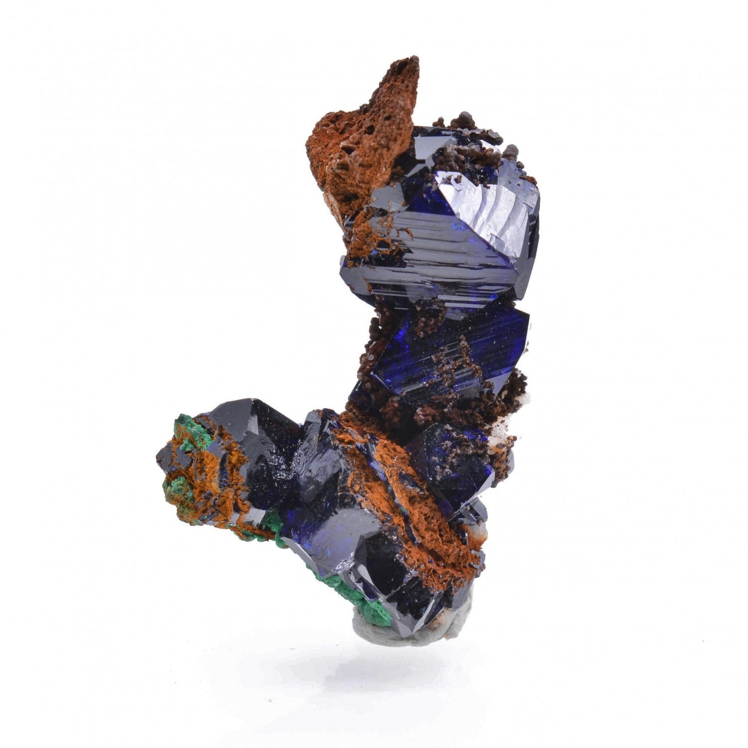 Azurite et Malachite - Oumjrane, Maroc