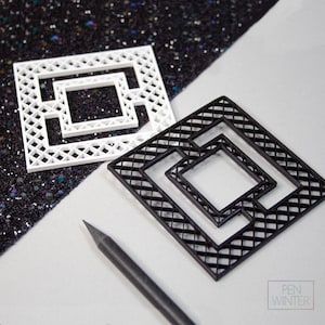 Inchie Art Card-modelsjabloon, 3D-print