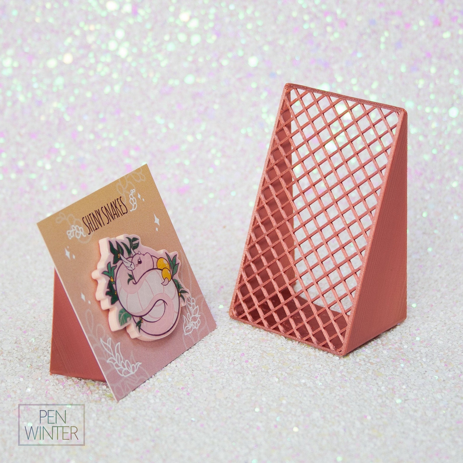 Enamel Pin Display Stand Set of 2 3D Print - Etsy