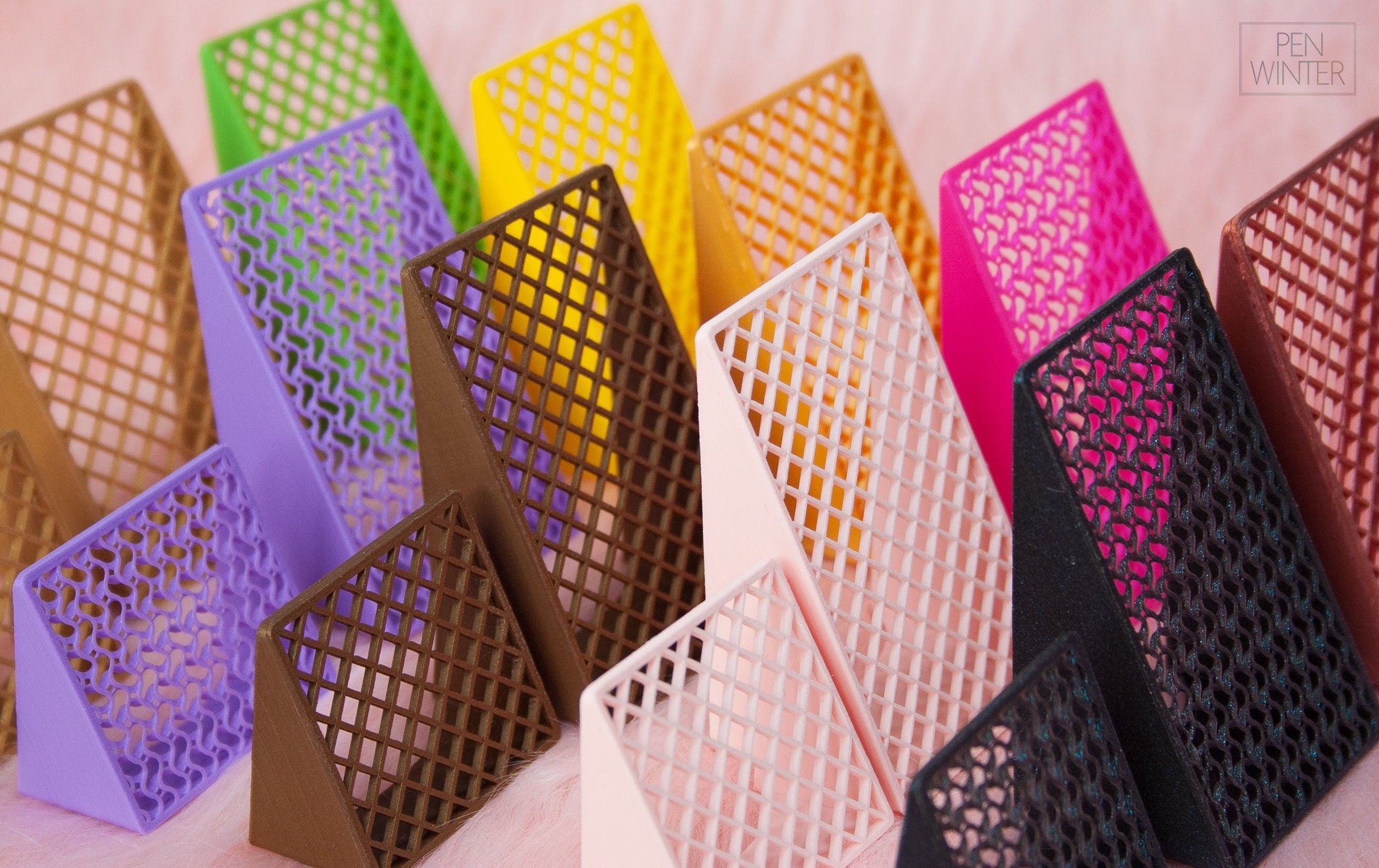 Enamel Pin Display Stand Set of 2 3D Print - Etsy