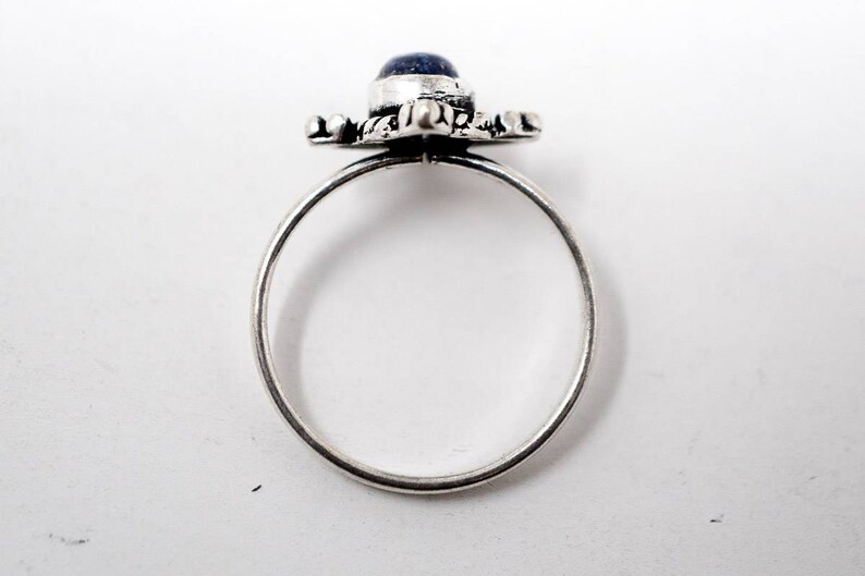 Vintage Schmuck Edelstein Celtic Jewelry Vintage Boho Ring with Gemstone Hippie Style Ring Engagement Ring