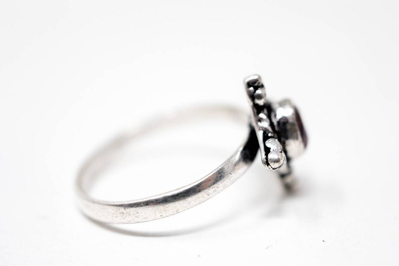 Vintage Schmuck Edelstein Celtic Jewelry Vintage Boho Ring with Gemstone Hippie Style Ring Engagement Ring