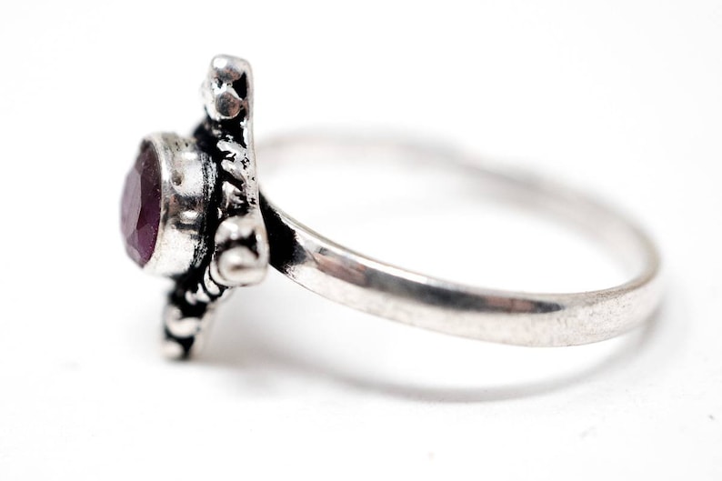 Vintage Schmuck Edelstein Celtic Jewelry Vintage Boho Ring with Gemstone Hippie Style Ring Engagement Ring
