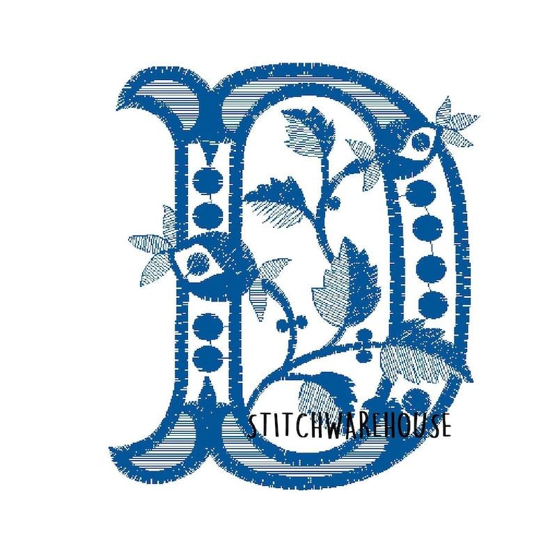 D Monogram - Etsy