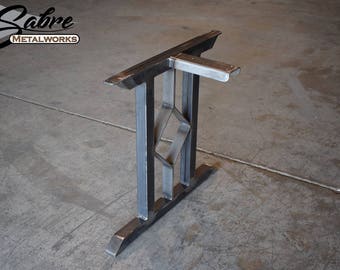 Metal Table Legs with Diamond design, Conference table Legs, Dining Table Legs, Kitchen Table Legs