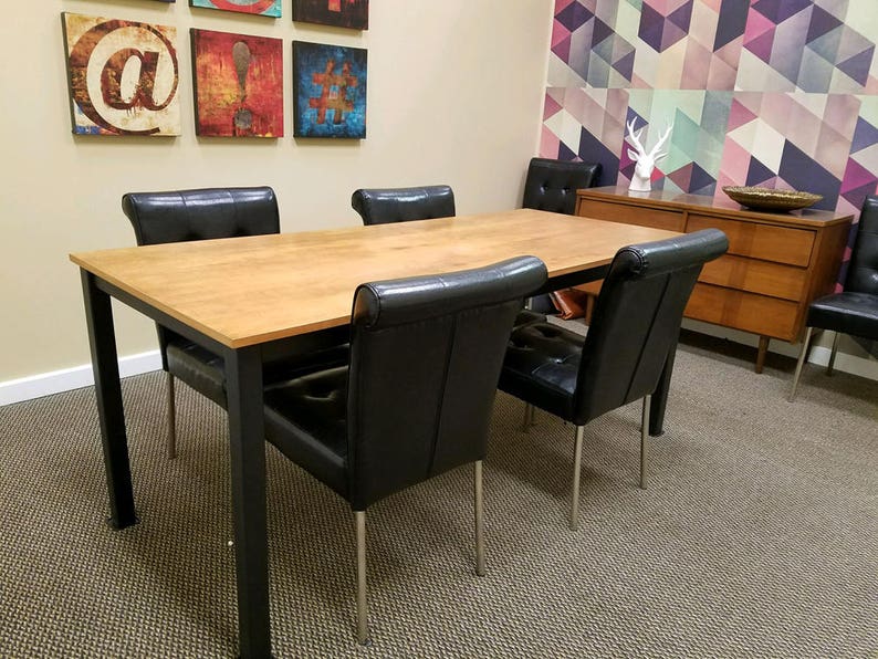 Metal Table Legs Conference Dining Image 0