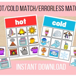 Hot and Cold Sort/Errorless Matching