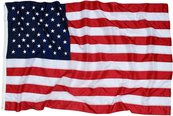 American Flag USA BOAT FLAG 2x3 ft Sewn Embroidered Stars Sewn Stripes USA Made