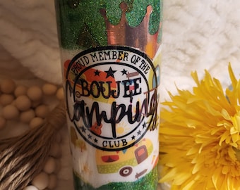 Tumbler, Bougee Camping Club Tumbler, Camping Tumbler