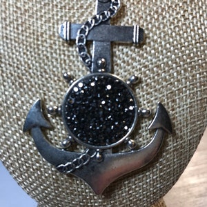 Jewelry, Anchor Necklace, Nautical Necklace, Necklace, Anchor Pendant, Anchor Jewelry, Fouled Anchor, Military Jewelry, Pendant