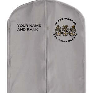 army garment bag for dress blues Law Enforcement Blue Line Honor Guard Garment Bag – Ruffian Fire main image 1
