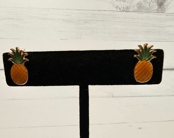 Jewelry, Pineapple Earrings, Handmade