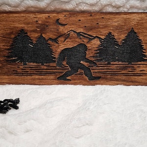 Laser Engraved Wooden Paddle, Custom Paddle,Big Foot Paddle