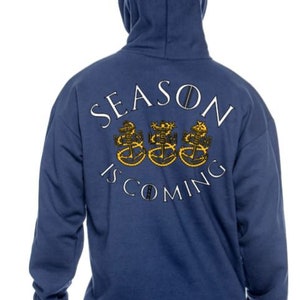 Hoodie - Navy Chief T-shirt - Military Uniform Shirt - Navy Chief Navy Pride