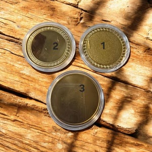 Laser Engraved Custom Challenge Coin