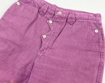 Vintage 1980s western style purple denim jeans