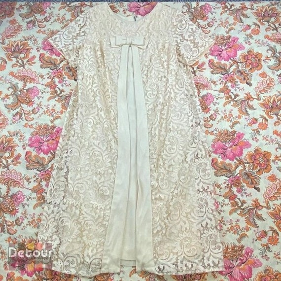 Vintage 1960s Dress Medium Cream Aline Gown Alternative Wedding Apparel 60s  Lace Venus Original Womenswear Ladies Apparel Special Occasion - Etsy