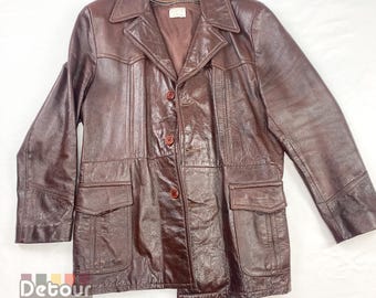 Vintage 1970s leather jacket