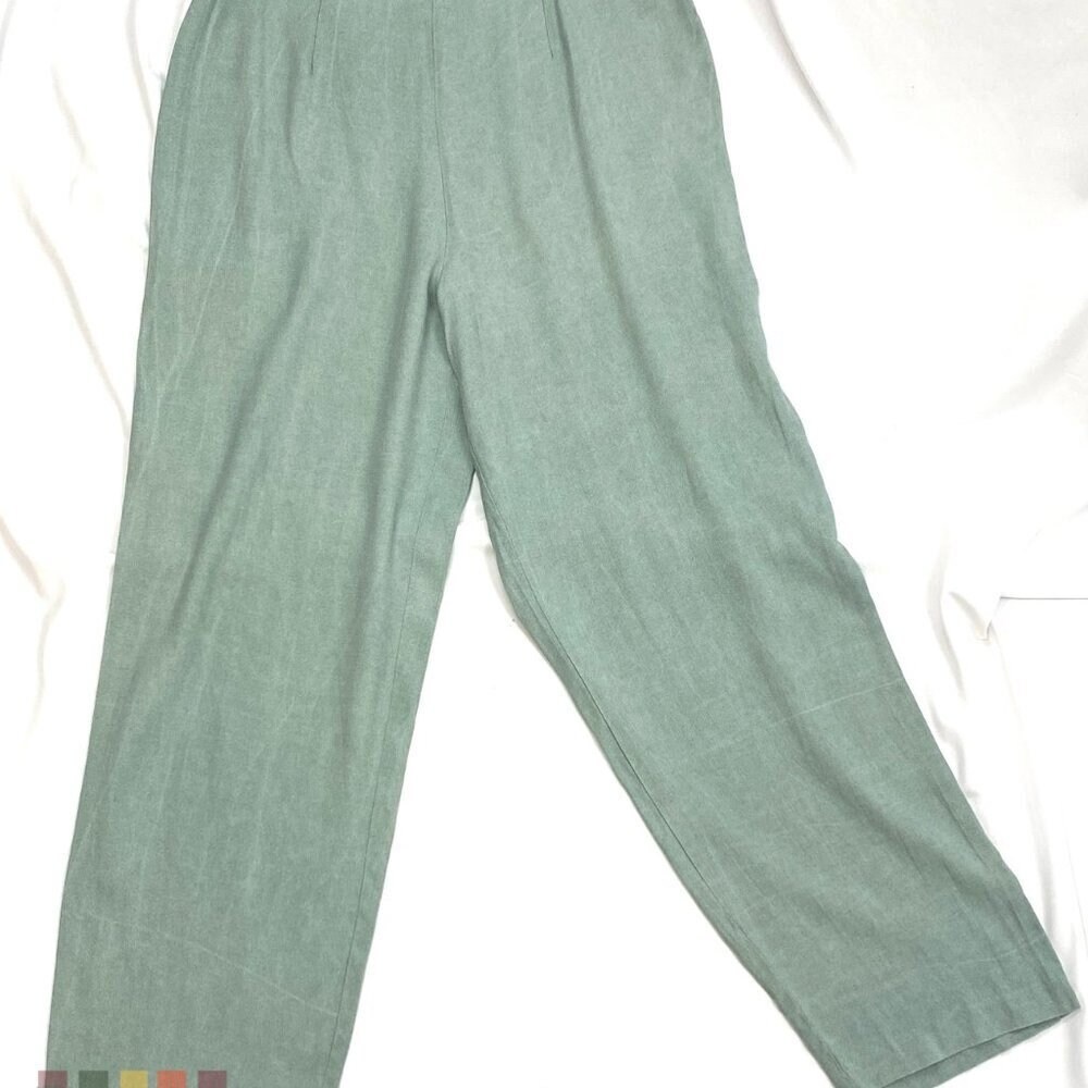 90s Stretchy Pants Rayon Trousers Elastic Size XS Size S Y2k