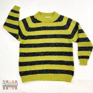 Vintage 1980s Striped Sweater Sz XL