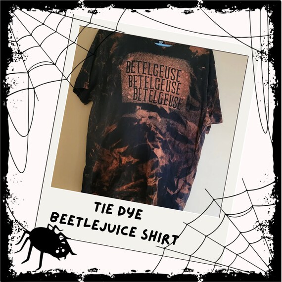 tie dye beetlejuice shirt