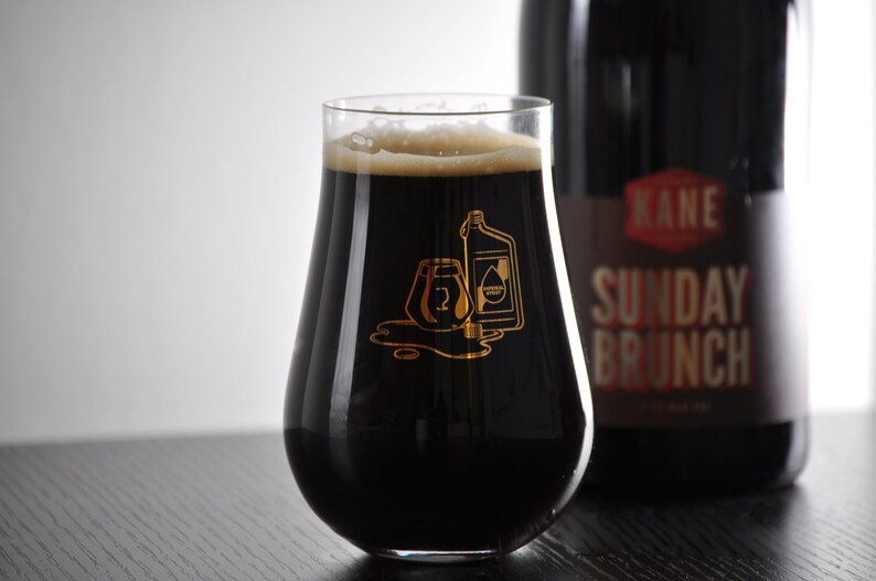 FREE Shipping Motor Oil Imperial Stout Glass Pastry Stout Etsy