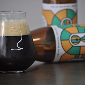 Best Imperial Stout Glass | Stout Beer Glass | Stemless Beer Glass | Barrel aged beer glass