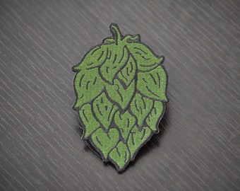 Big Hop Embroidered Patch: Craft Beer Lover Gift