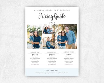 Fotografie Preisliste Vorlage, Preis-Leitfaden für Fotografen, Fotografie Preisblatt, Preisvorlage für Fotografen, Preisanleitung