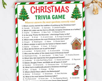 Kerstquiz, leuk kerstspel voor volwassenen en kinderen, kerstspelletjes voor op kantoor, kerstspelletjes voor het hele gezin, vakantiequiz