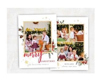 Kerstkaartsjabloon, kerstkaartsjabloon, fotokaartsjabloon, vrolijk kerstfeestkaartsjabloon, vrolijk kerstfeest fotokaartsjabloon