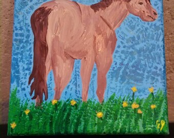 Brown horse