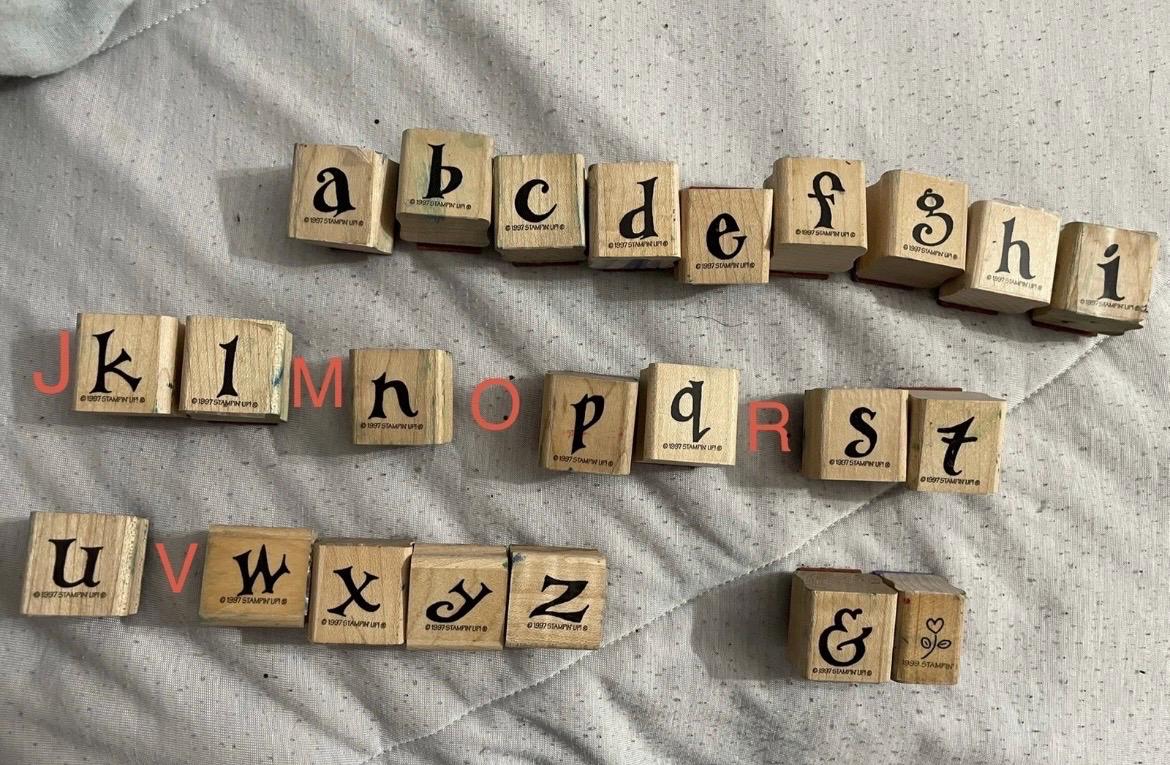 Stampin up Alphabet Lowercase - Etsy