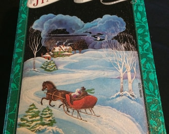Vintage Hallmark Assorted Fine Chocolates "Jingle Bells" Design Christmas Tin Circa 1993 (First in a Series)