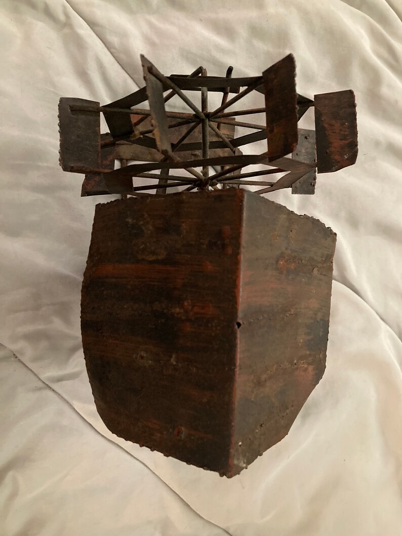 Vintage Tin Music Box Paddle Wheel Mill Plays Swanee River by Etsy