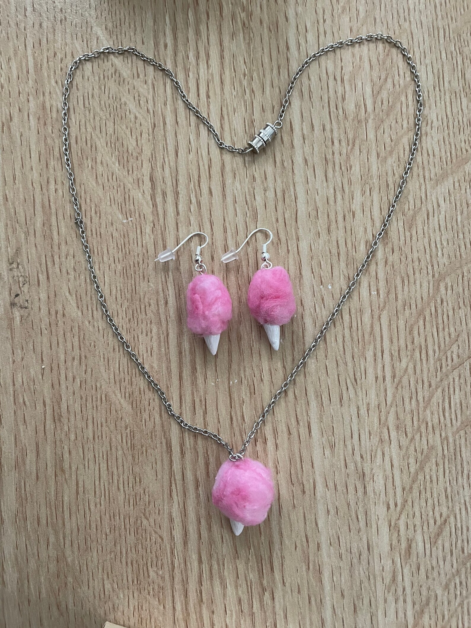 Cotton Candy Earrings Cotton Candy Necklace Food Jewelry Etsy