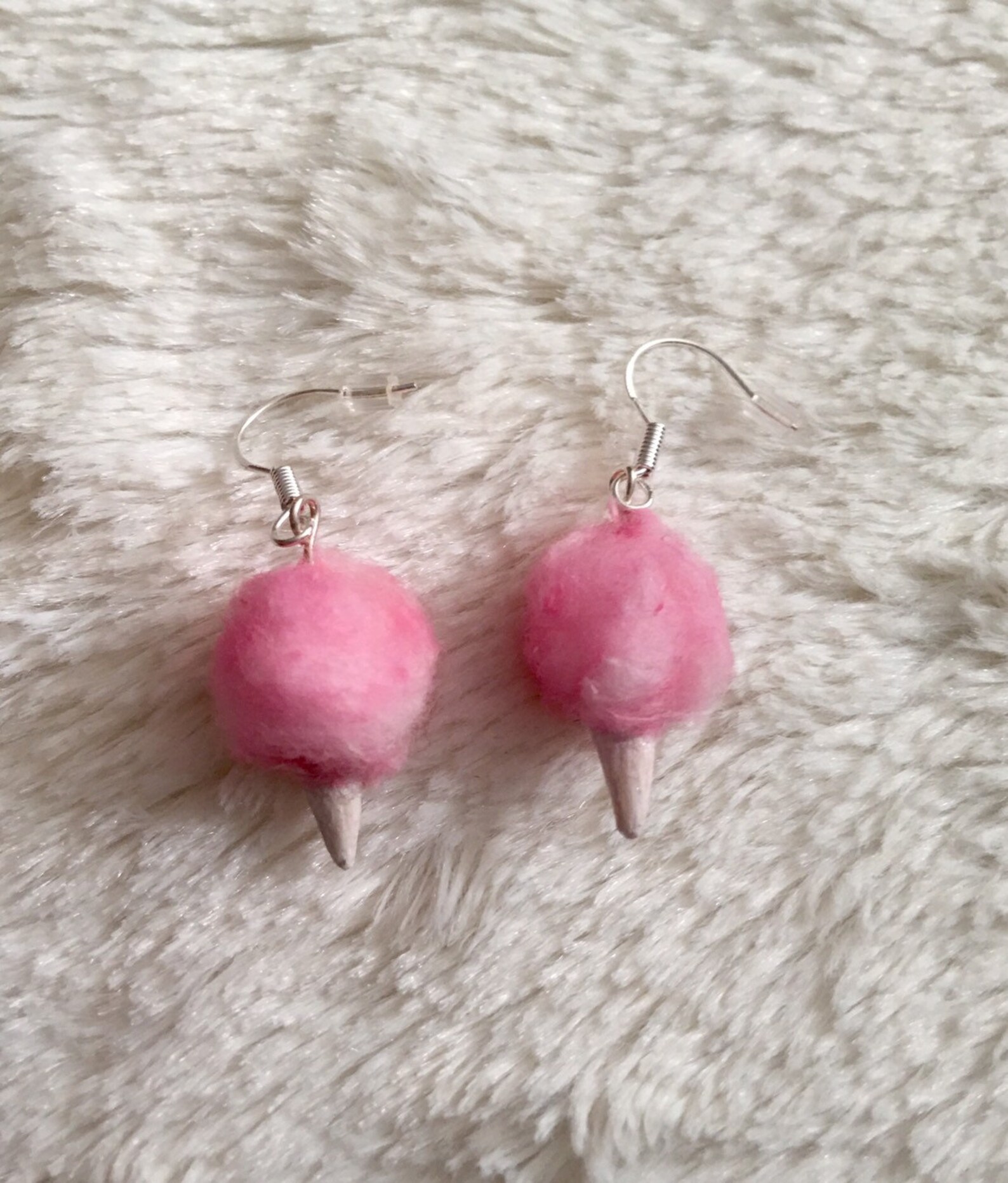 Cotton Candy Earrings Cotton Candy Necklace Food Jewelry Etsy